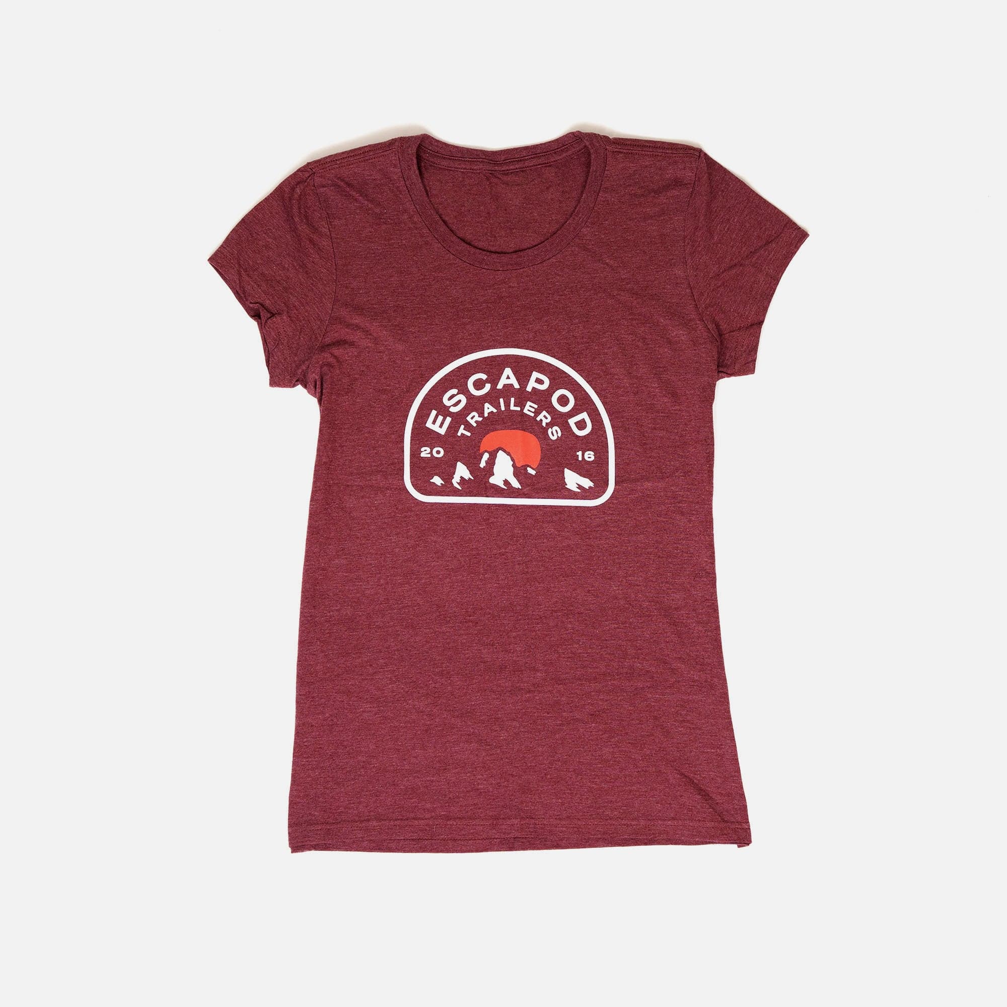 Women's Maroon Sunset Tee